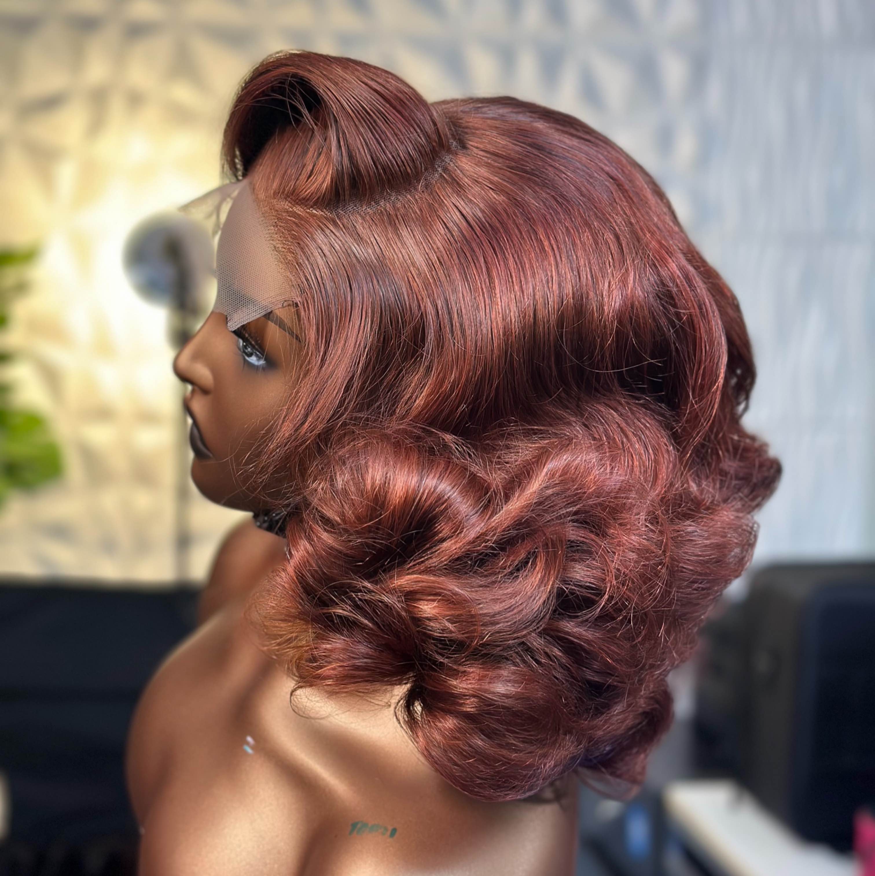 14” bouncy wig ( colour as seen )2