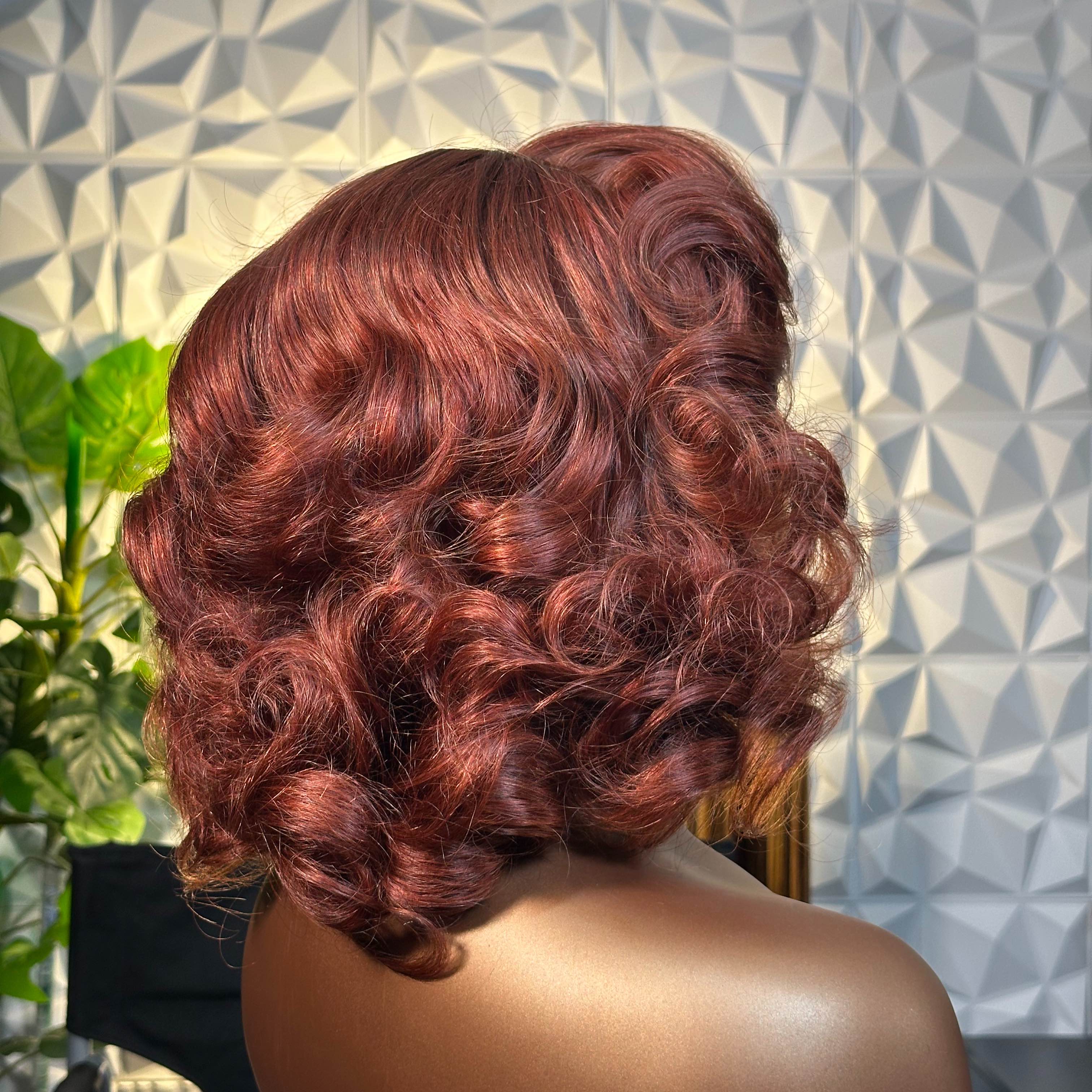 14” bouncy wig ( colour as seen )2