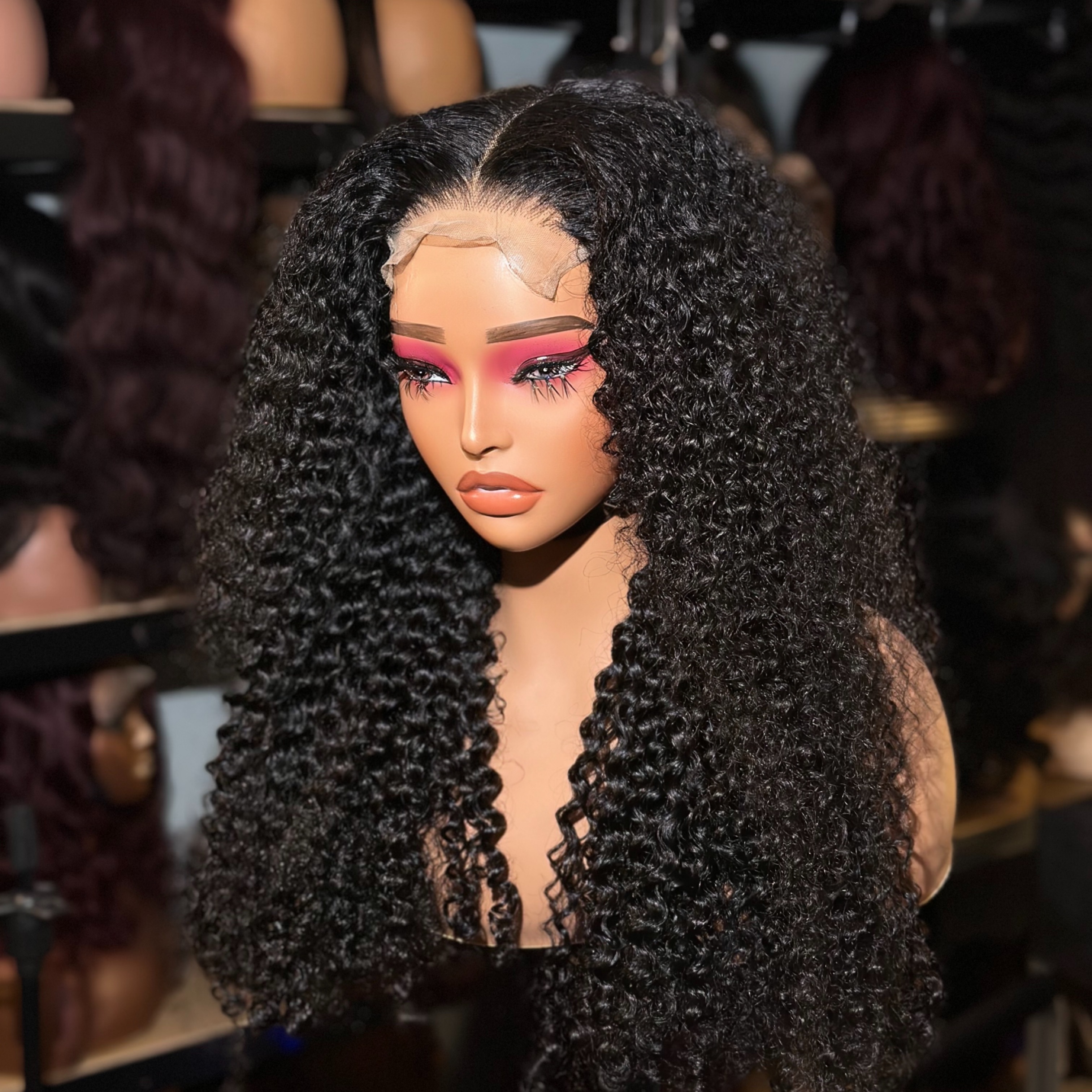 24” Burmese  curly wig