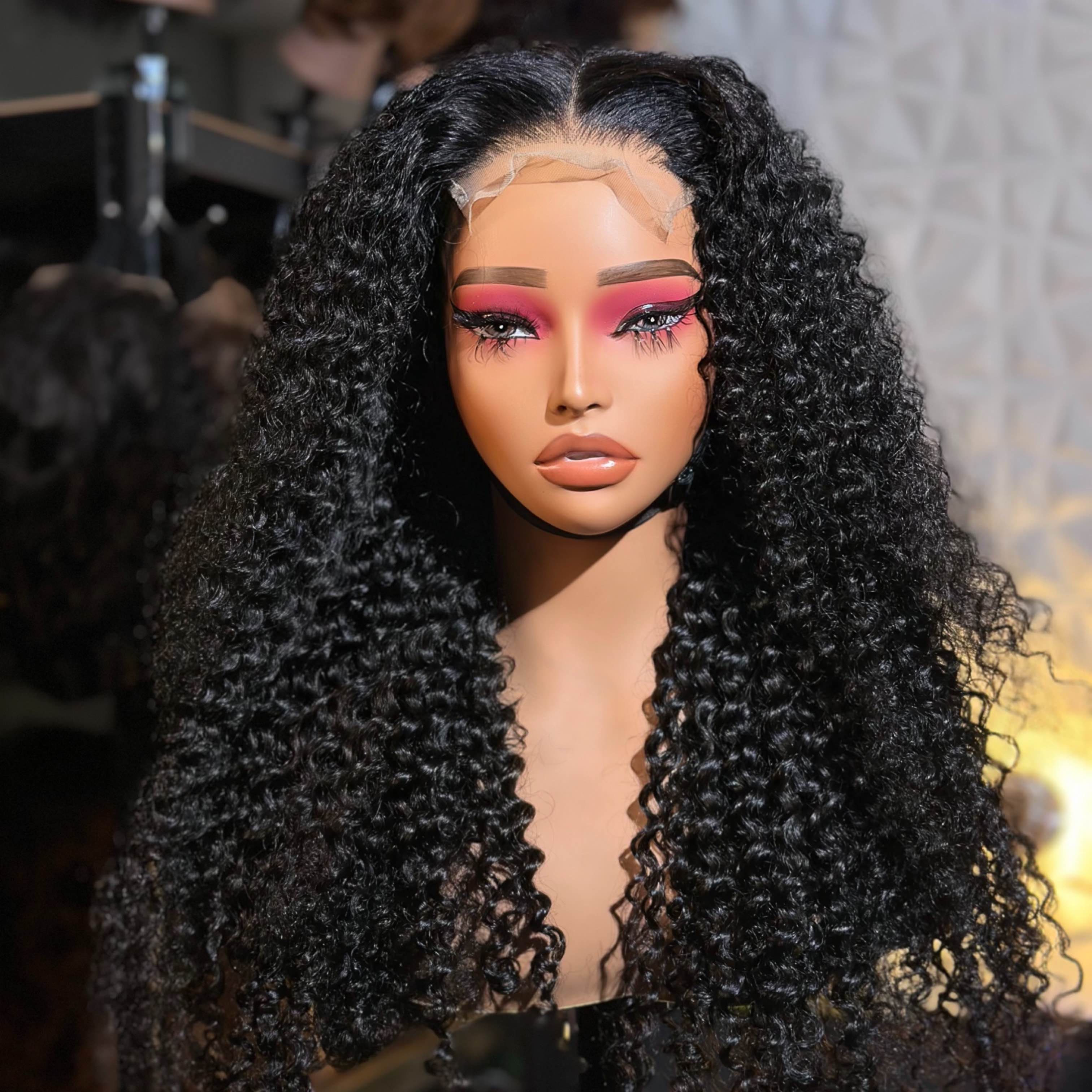 24” Burmese  curly wig2
