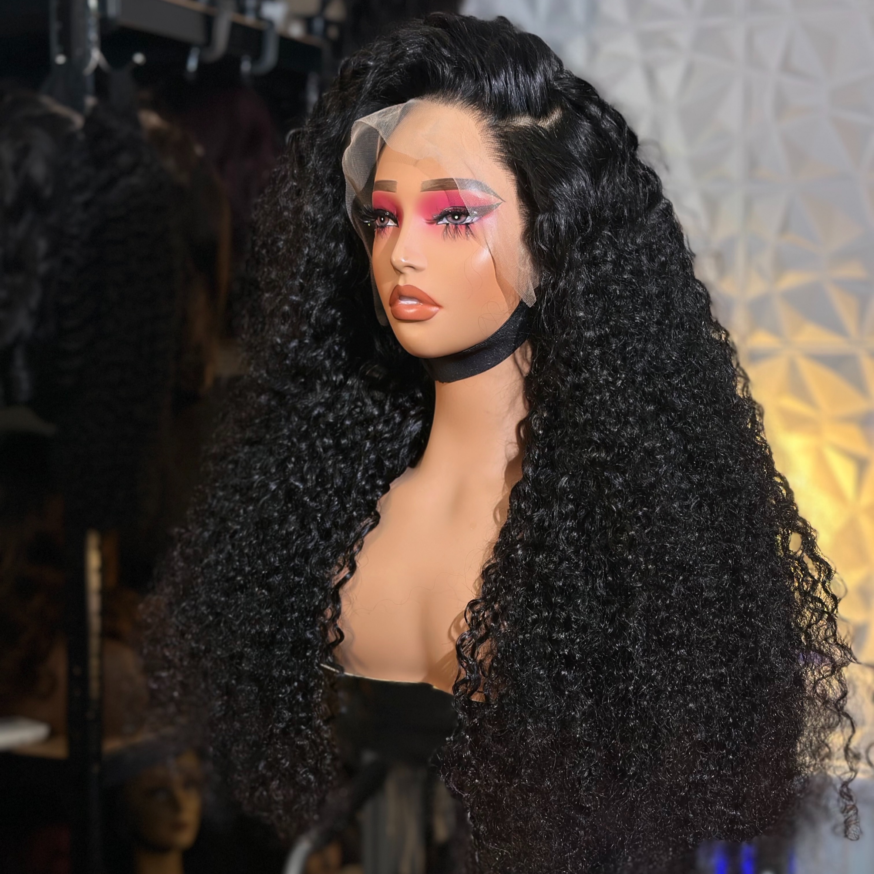 30” burmese curly hair  ( natural color )